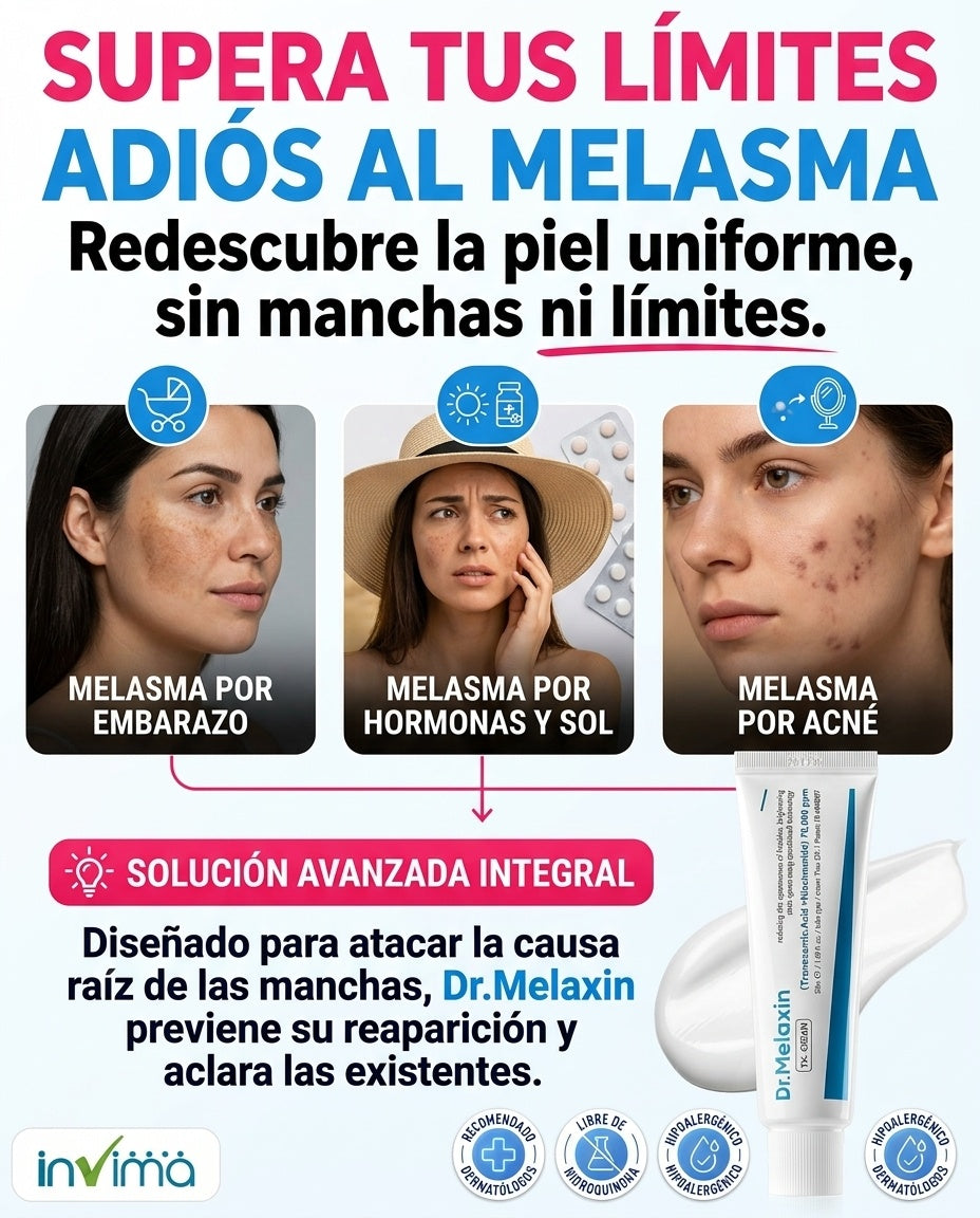Dr Melaxin: Crema Antimanchas que Elimina el Melasma de Raíz