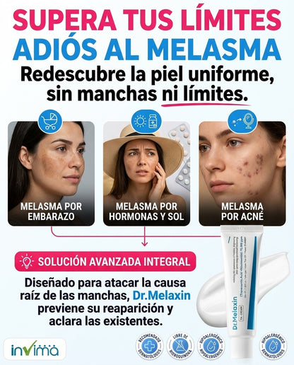 Dr Melaxin: Crema Antimanchas que Elimina el Melasma de Raíz